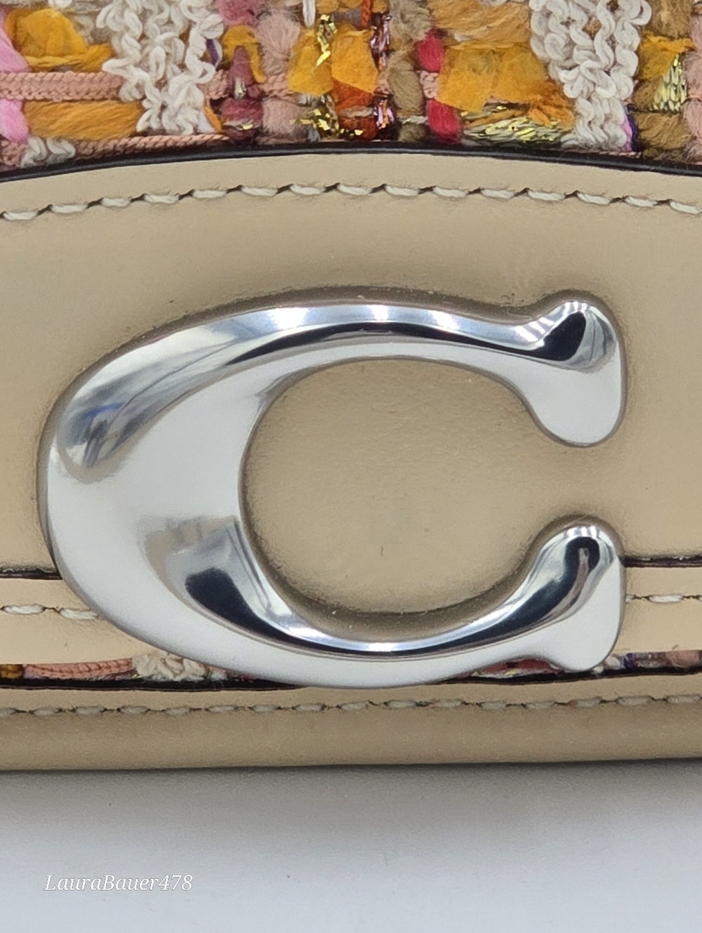 💥NEW💥Coach Bandit Crossbody In Tweed - Picture 8 of 14